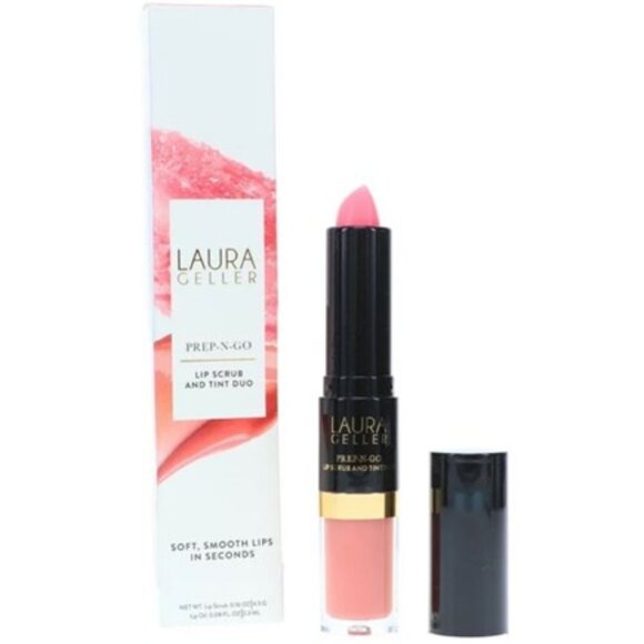 Laura Geller Prep n Go Lip Scrub and Tint Duo NIB - Picture 3 of 3